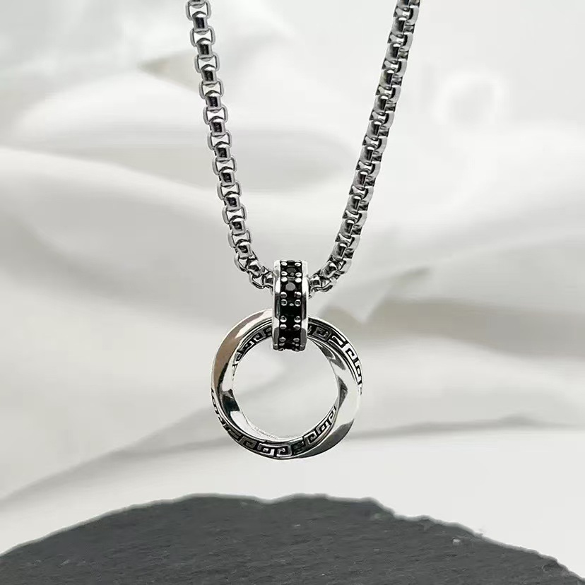 925 Sterling Silver Chain Necklace Men - Новое ожерелье из стерлингового серебра 925