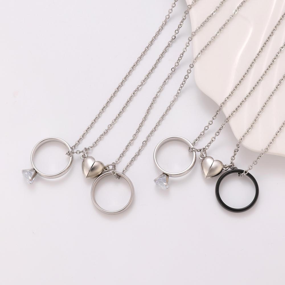 Magnetic Couple Matching Necklaces - Кольцо-кулон, ожерелье, магнитное ожерелье 