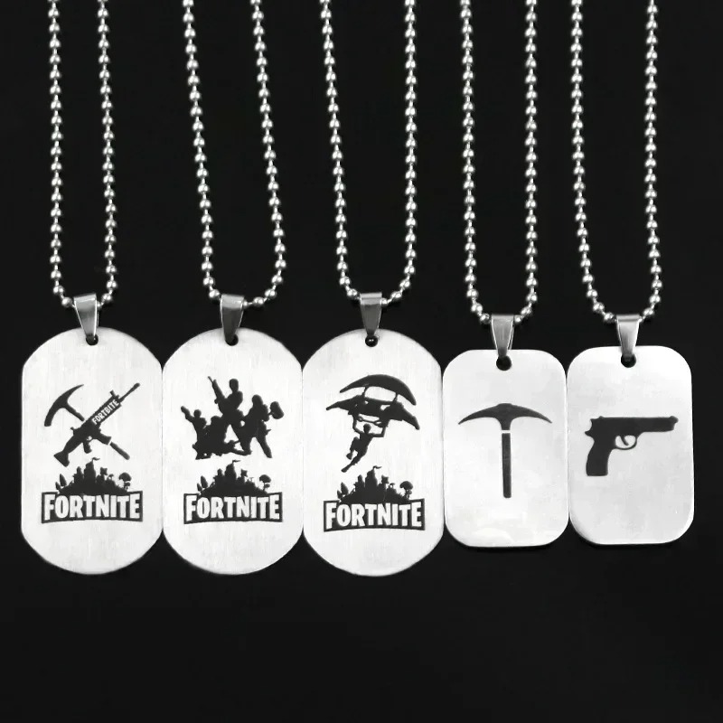Anime Pendant Necklace - Ожерелье с подвеской Fortnite в стиле