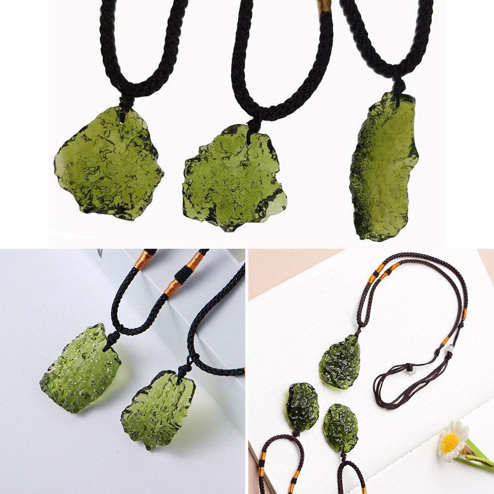 Crystal Pendant Necklace Natural Stone - Натуральный уникальный кристалл кварца ожерелье ударное