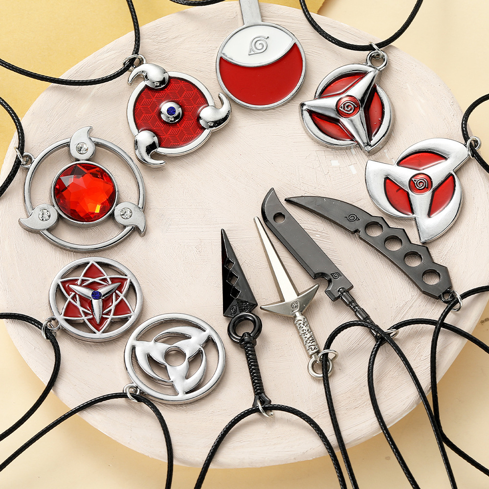 Anime Pendant Necklace - Кулон-подвеска Наруто Узумаки, металлическое украшение в