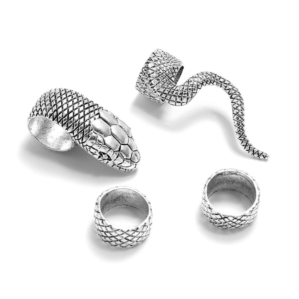 KMVEXO 4 шт./компл. готический – обзор и цена Vintage Punk Knuckle Rings Set