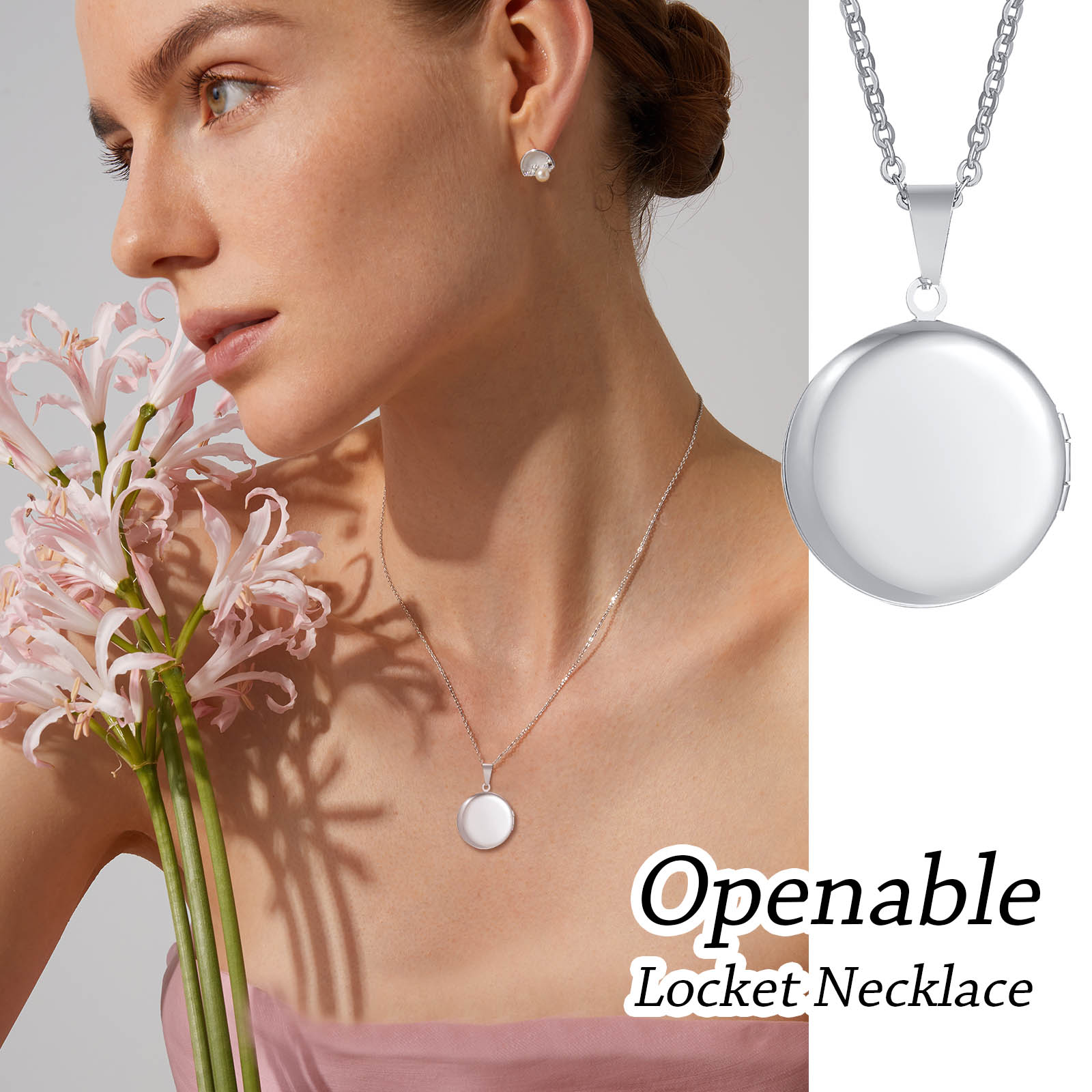 Бесплатная гравировка инициало – обзор и цена Heart Locket Necklace Photo