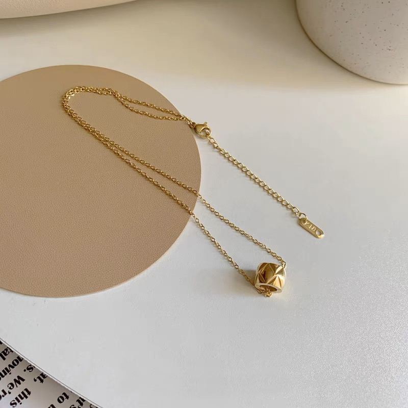 Цепочка с круглой подвеской в  – обзор и цена Cross Pendant Necklace Gold