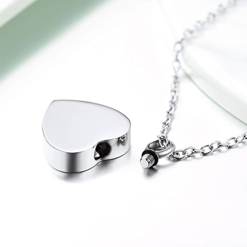 3-стильное ожерелье-урна из не – обзор и цена Heart Locket Necklace Photo