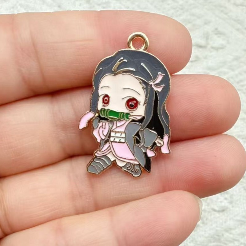 Demon Slayer DIY аксессуары ан – обзор и цена Anime Pendant Necklace