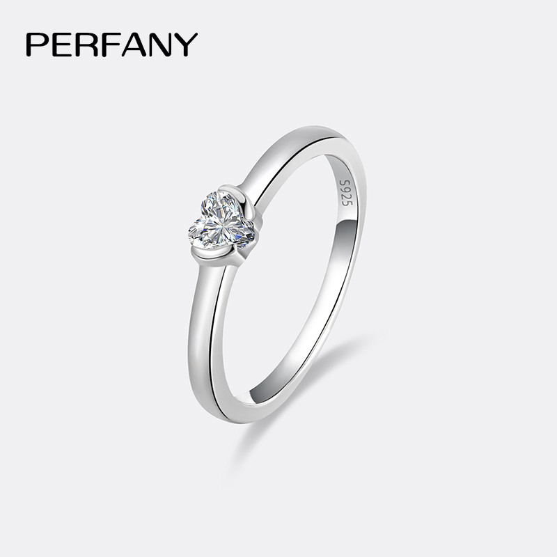 PERFANY 0,3 карата кольцо с му – обзор и цена Moissanite Engagement Ring 1 Carat