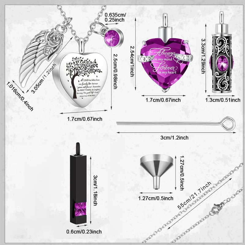3-стильное ожерелье-урна для п – обзор и цена Heart Locket Necklace Photo