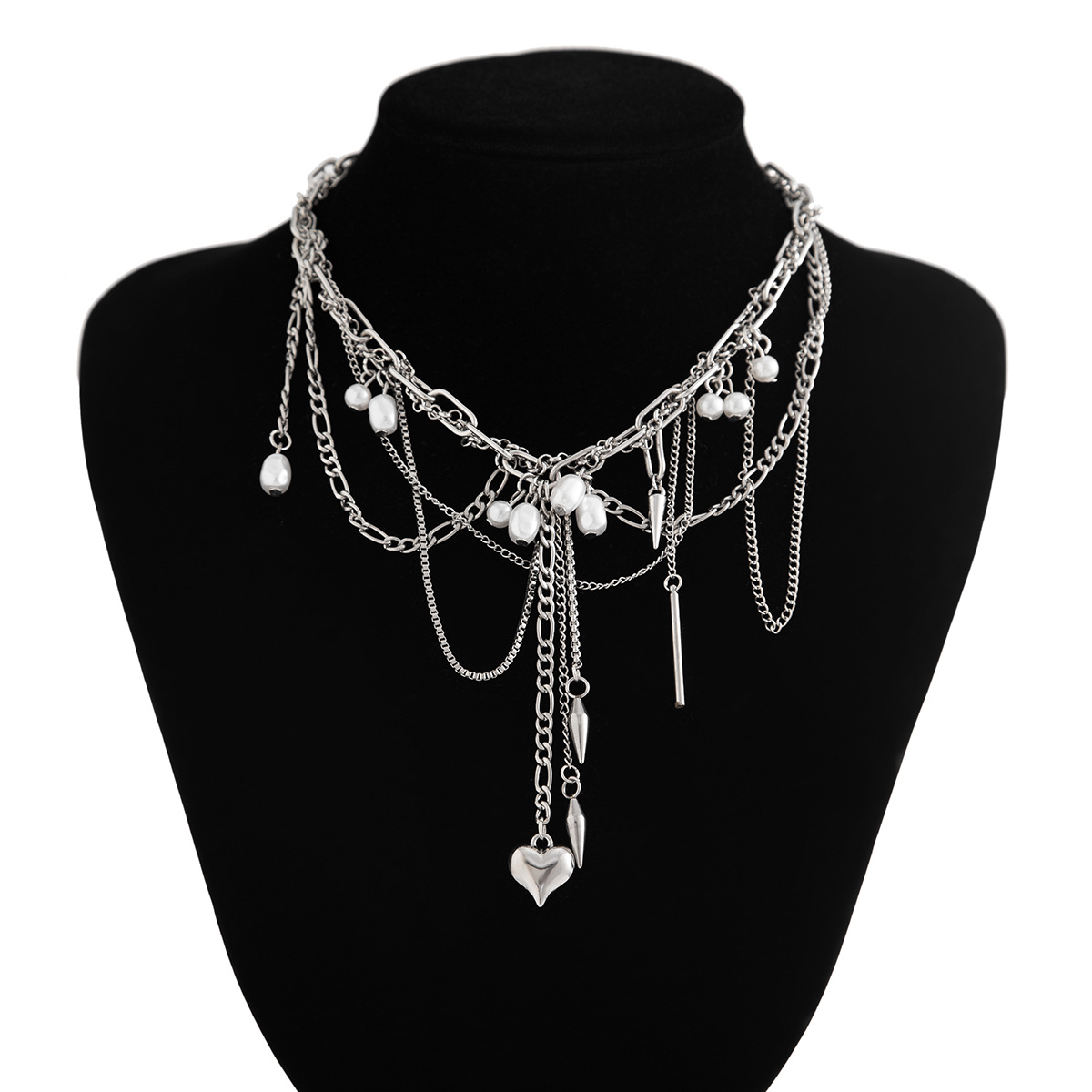 Винтажное ожерелье с неровными – обзор и цена Pearl Choker Necklace Vintage