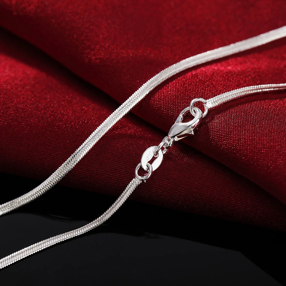 Ожерелье из серебра 925 пробы  – обзор и цена 925 Sterling Silver Chain Necklace Men