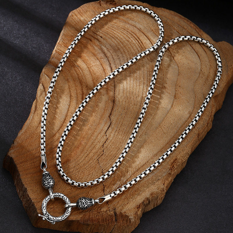 OUYADI Колье из серебра 925 пр – обзор и цена 925 Sterling Silver Chain Necklace Men