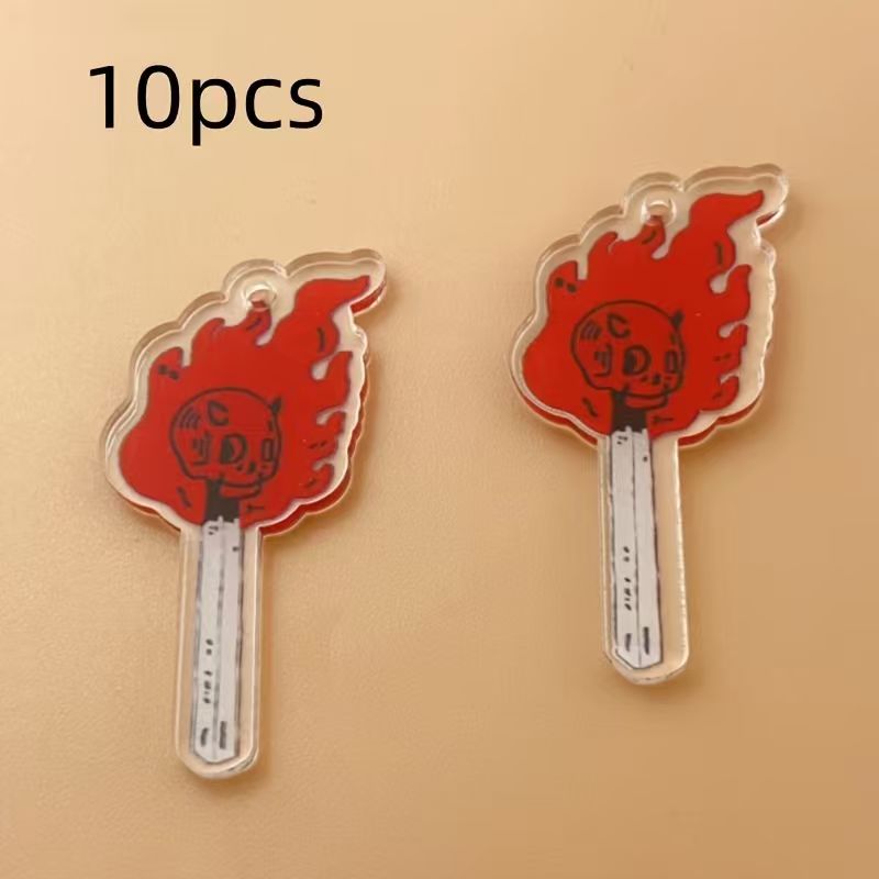 10 шт. акриловых подвесок в фо – обзор и цена Earrings
