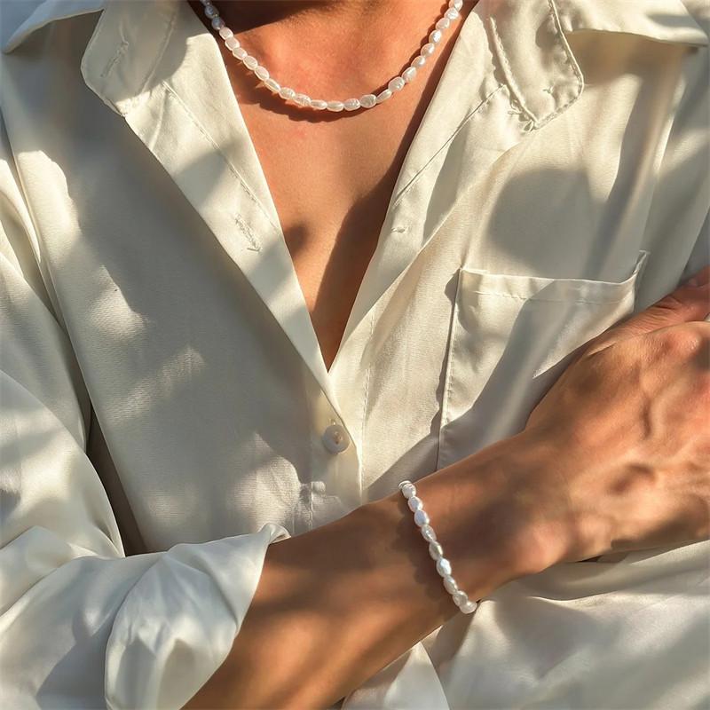 Новая мода простое колье-чокер – обзор и цена Pearl Choker Necklace Vintage