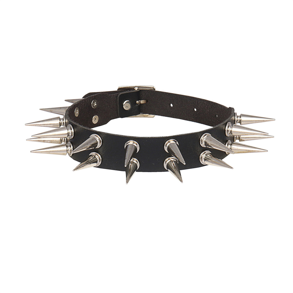 Длинный колье с шипами для жен – обзор и цена Goth Punk Spike Choker