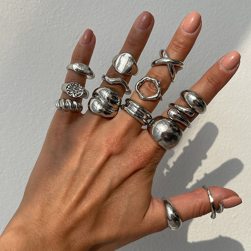 Модные винтажные металлические – обзор и цена Vintage Punk Knuckle Rings Set