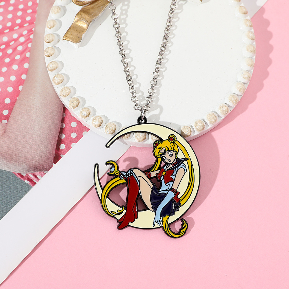 Милое аниме-колье из металла с – обзор и цена Anime Pendant Necklace