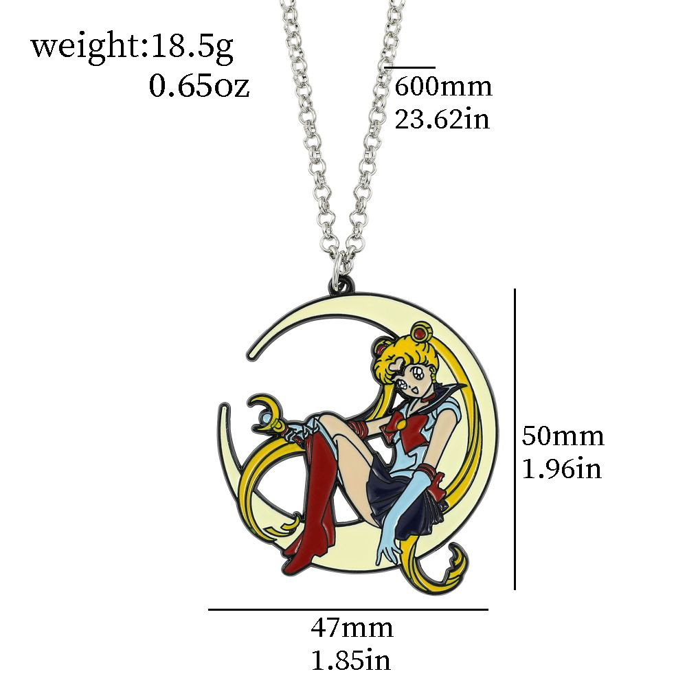 Милое аниме-колье из металла с – обзор и цена Anime Pendant Necklace