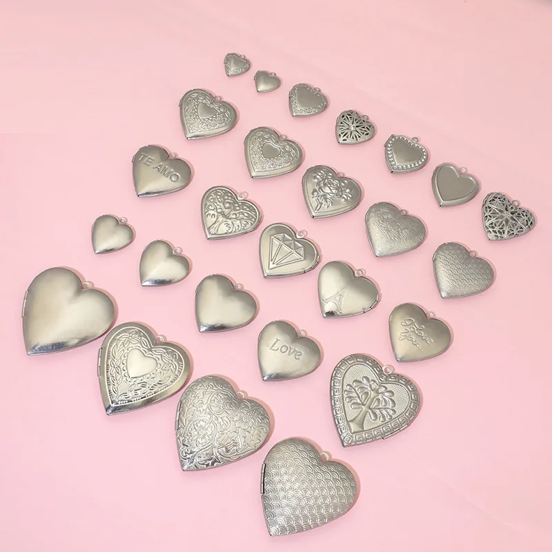 BoYuTe (20 шт./лот) 316 Подвес – обзор и цена Heart Locket Necklace Photo