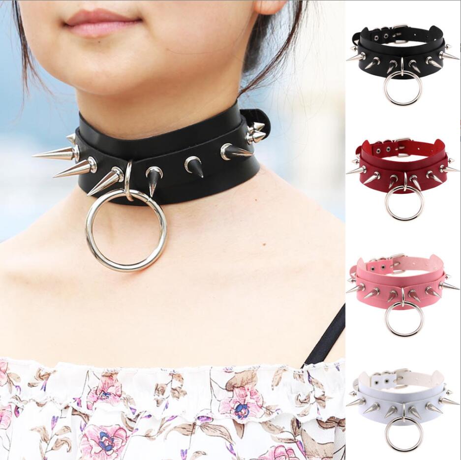 Женский и мужской чокер с закл – обзор и цена Goth Punk Spike Choker