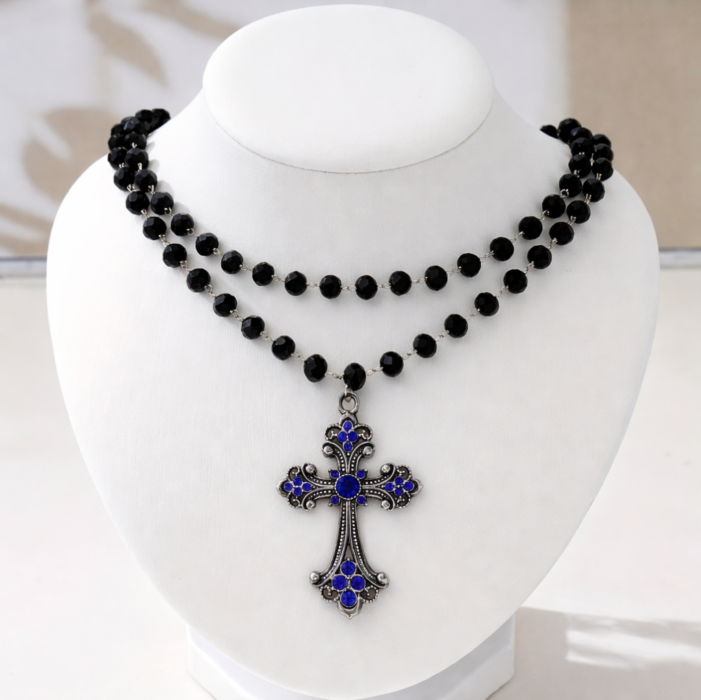 Многослойное ожерелье с кресто – обзор и цена Layered Pendant Necklace Aesthetic