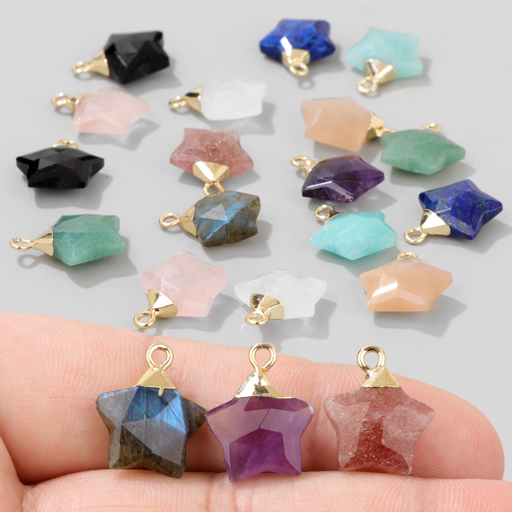Подвеска из камня в форме звез – обзор и цена Crystal Pendant Necklace Natural Stone