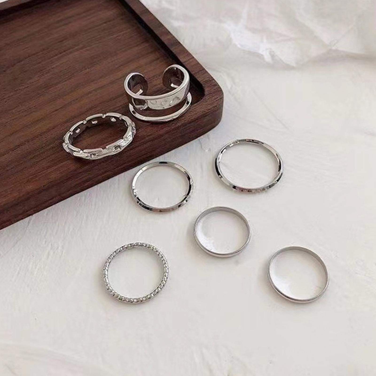 Женский набор колец в стиле хи – обзор и цена Vintage Punk Knuckle Rings Set
